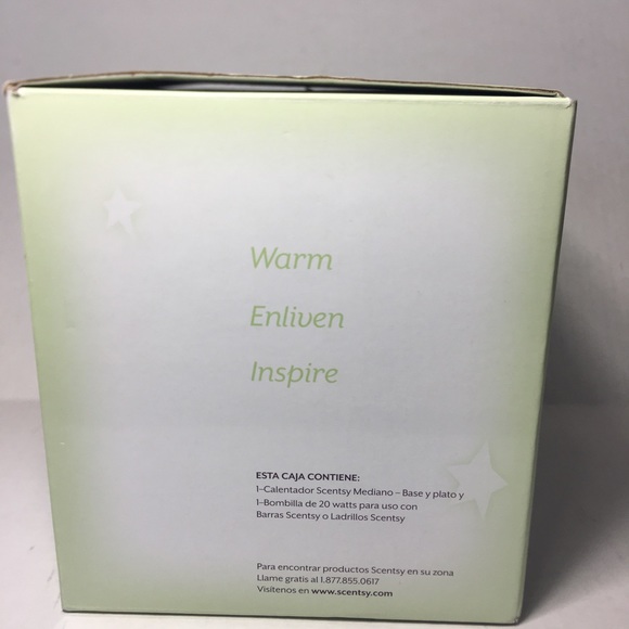 Scentsy Mission Slate Mid Size Warmer with box - Picture 5 of 11